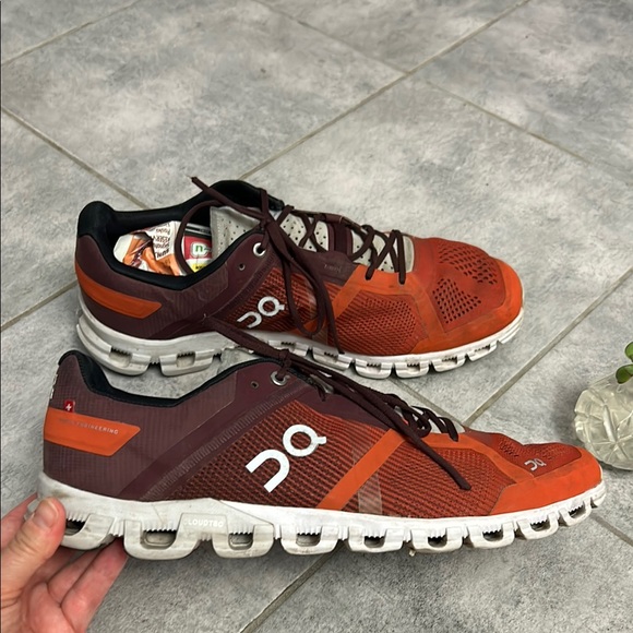 On Running Running Men's Orange Athletic Shoes